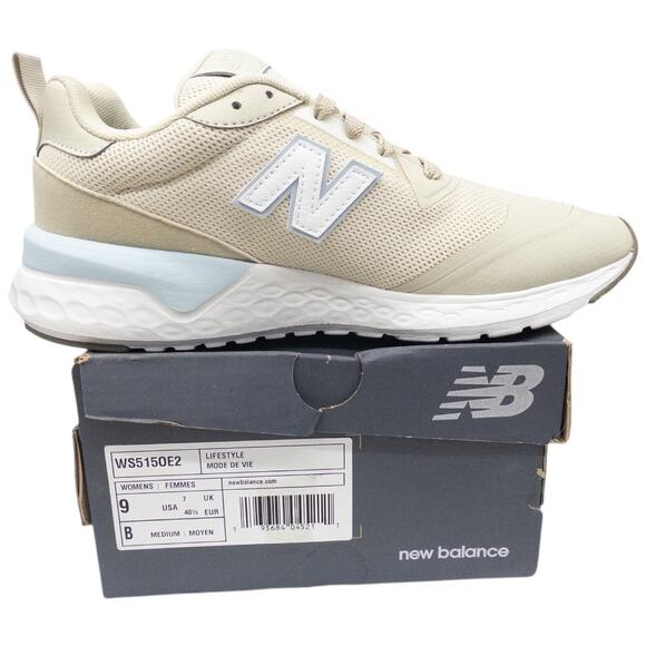 New Balance 515 Fresh Foam Sport Sneaker Women's size 9  Cream Blue - Picture 2 of 8
